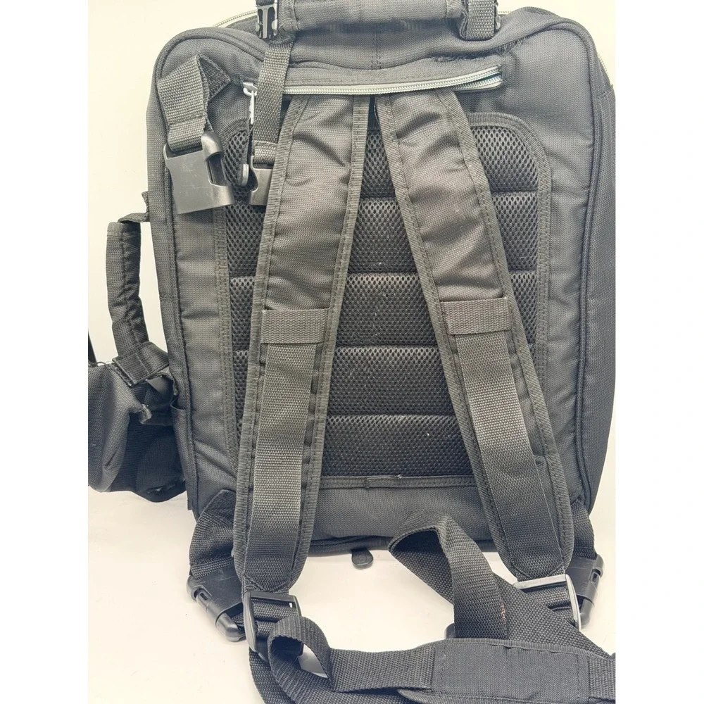 Diaper Dude Dad Diaper Bag Backpack Black Changing Pad Multi Pocket Travel
